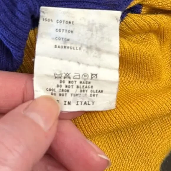 Etro Color Block Ribbed Tank - Picture 6 of 6